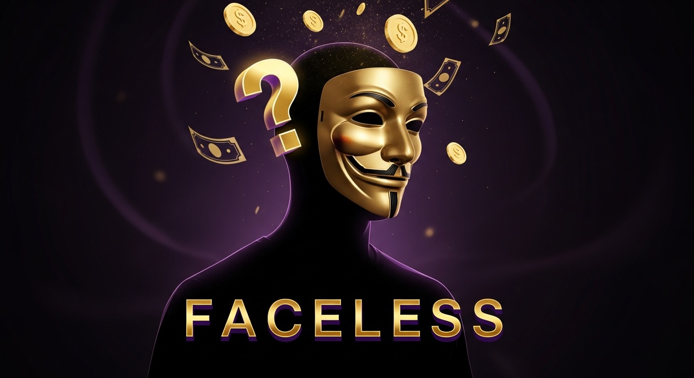 Faceless YouTube Kanal: Geld verdienen ohne Gesicht