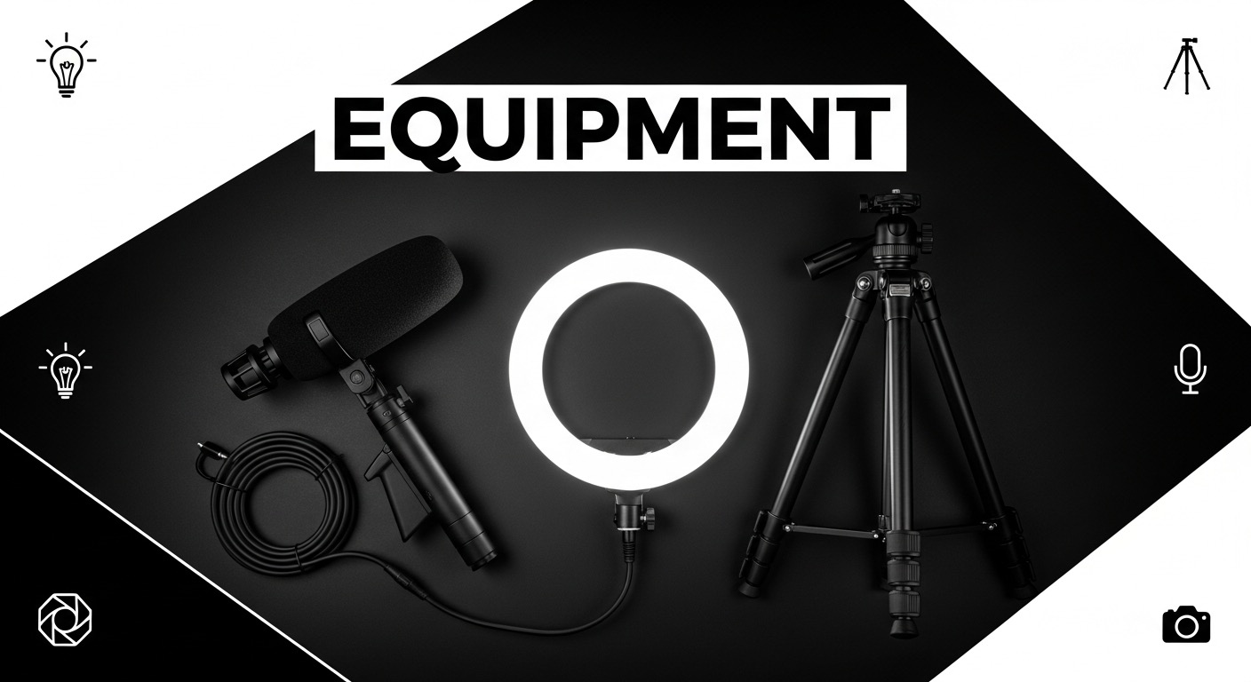 YouTube Equipment 2026: Was du wirklich brauchst